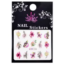 Nail Stickers Flowers ASNZJT113-1754